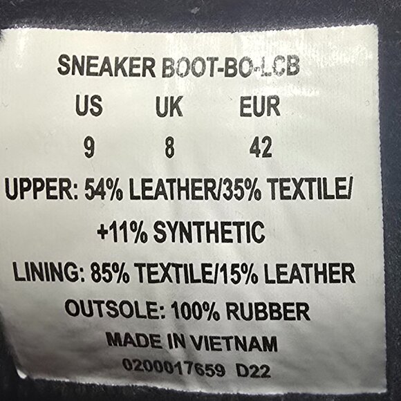 Polo Ralph Lauren Black Nubuck Canvas Sneaker Boot Men's Sizes NEW Quiet Luxury - Picture 10 of 10